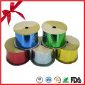 Rouleaux de ruban cadeau en plastique coloré Maunfacture